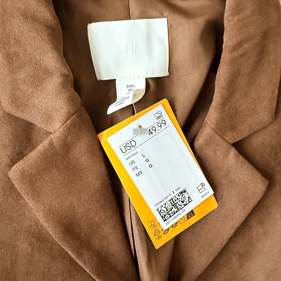 H&M Womens Suede Jacket - Picture 5 of 5